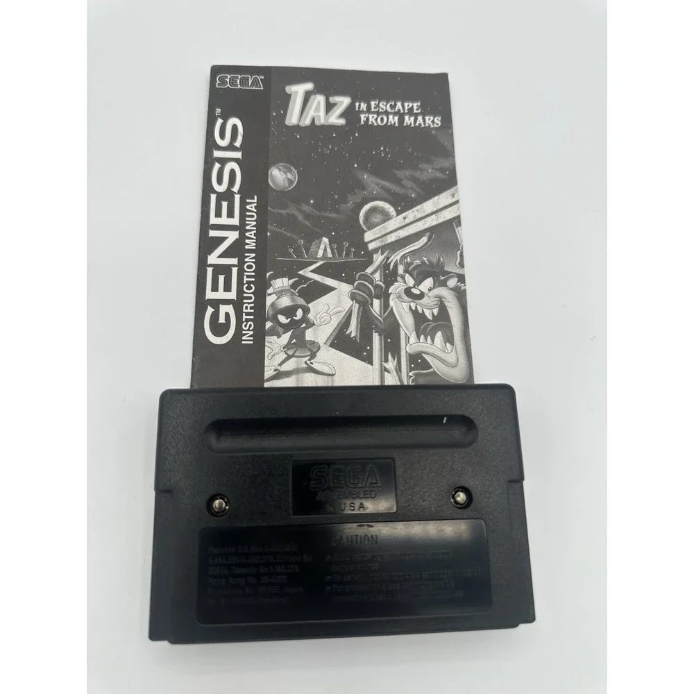 Taz In Escape From Mars Sega Genesis 1994 Video Game Tested Looney Tunes